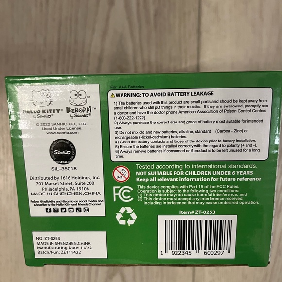 Keroppi by Sanrio and Friends Dancing Figure NEW - Picture 4 of 4